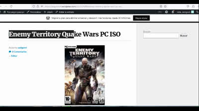 enemy territory quake wars pc