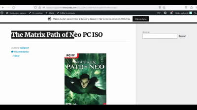 the matrix path of neo pc