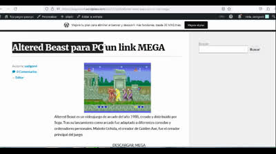 altered beast para pc un link