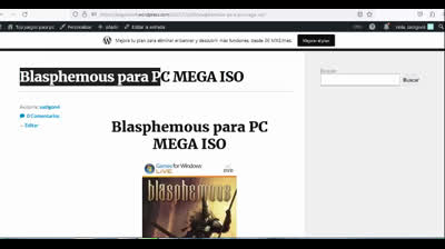 blasphemous para pc mega