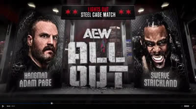 Swerve Strickland vs. "Hangman" Adam Page (Cage Match)