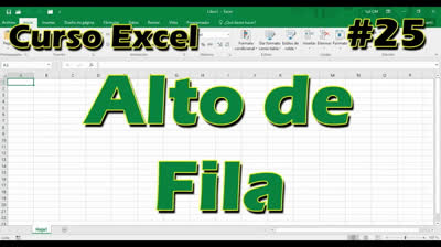 CURSO EXCEL [25] ► Alto de fila