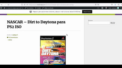 nascar dirt to daytona para ps2