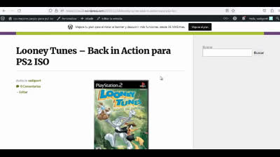looney tunes back in action para ps2