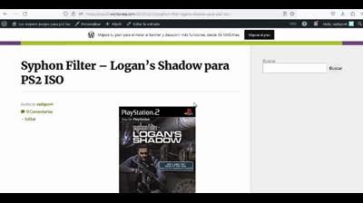 syphon filter logans shadow para ps2