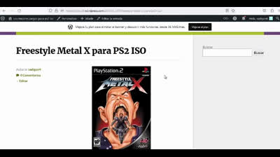 freestyle metal x para ps2