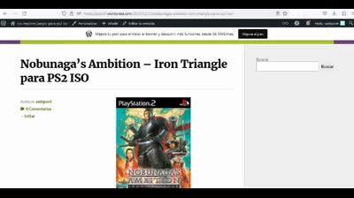 nobunagas ambition iron triangle para ps2