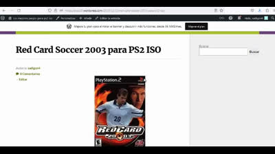 red card soccer 2003 para ps2