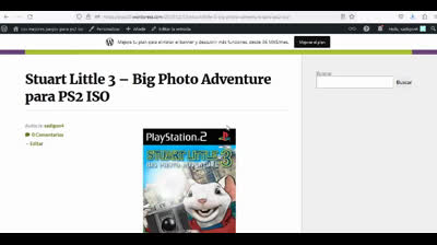 stuart little 3 big photo adventure para ps2