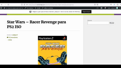 star wars racer revenge para ps2
