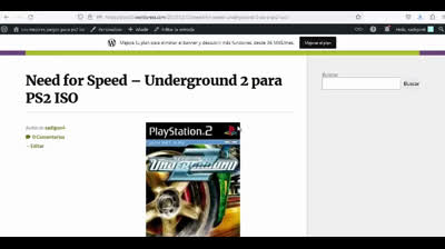 need for speed underground 2 para ps2