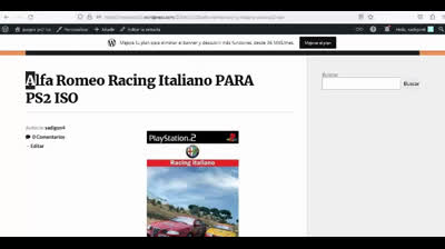 alfa romeo racing italiano para ps2