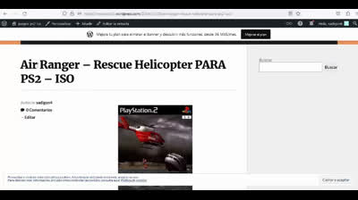 air ranger rescue helicopter para ps2