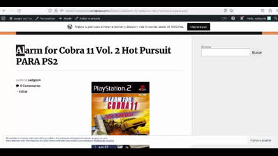 alarm for cobra 11 vol 2 hot pursuit para ps2