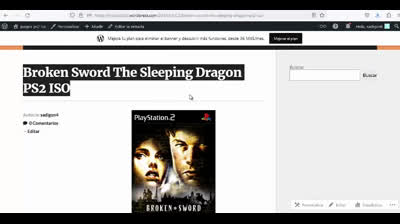 broken sword the sleeping dragon ps2