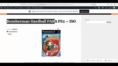 bomberman hardball para ps2