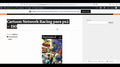 cartoon network racing para ps2