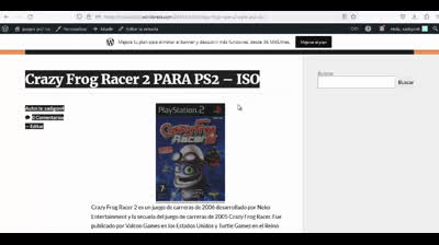 crazy frog racer 2 para ps2