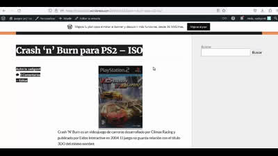 crash n burn para ps2
