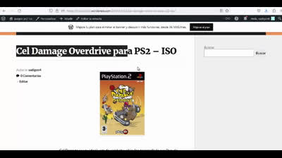 cel damage overdrive para ps2