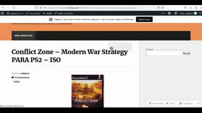 conflict zone modern war strategy para ps2