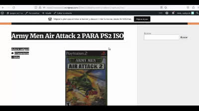 army men air attack 2 para ps2