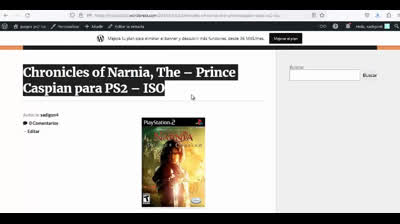 chronicles of narnia the prince caspian para ps2
