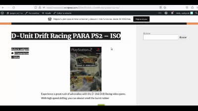 d unit drift racing para ps2