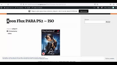 aeon flux para ps2