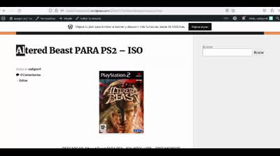 altered beast para ps2