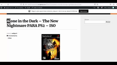alone in the dark the new nightmare para ps2