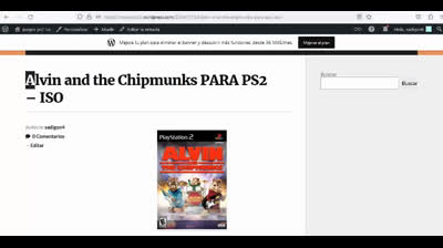 alvin and the chipmunks para ps2