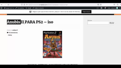 anubis ii para ps2