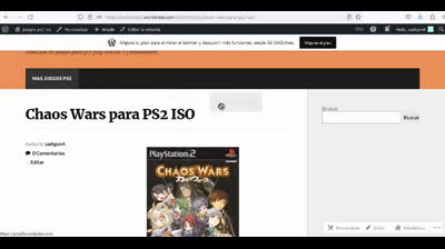 chaos wars para ps2