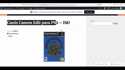 canis canem edit para ps2