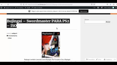 bujingai swordmaster para ps2