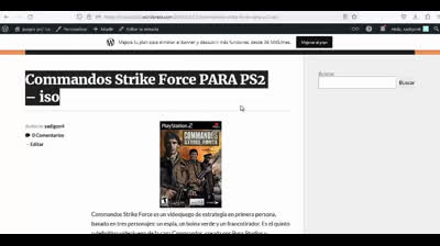 commandos strike force para ps2