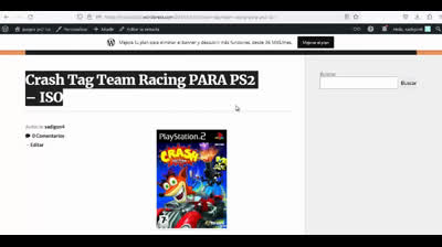 crash tag team racing para ps2