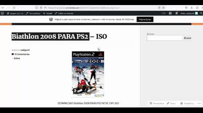 biathlon 2008 para ps2