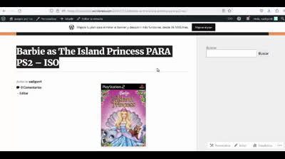 barbie as the island princess para ps2