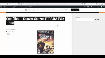 conflict desert storm ii para ps2