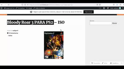 bloody roar 3 para ps2