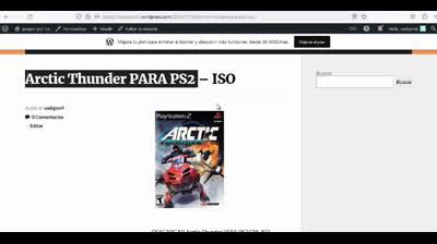 arctic thunder para ps2