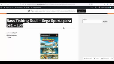 bass fishing duel sega sports para ps2