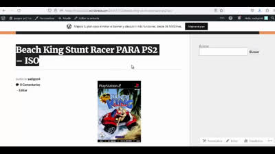 beach king stunt racer para ps2