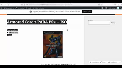 armored core 2 para ps2