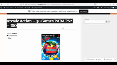 arcade action 30 games para ps2