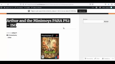arthur and the minimoys para ps2