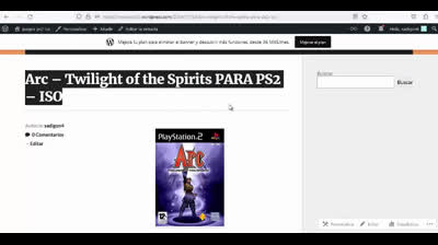 arc twilight of the spirits para ps2