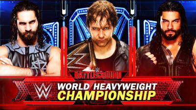 Dean Ambrose vs Seth Rollins vs Roman Reigns (Full Match)
